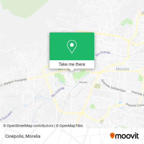 Mapa de Cinépolis