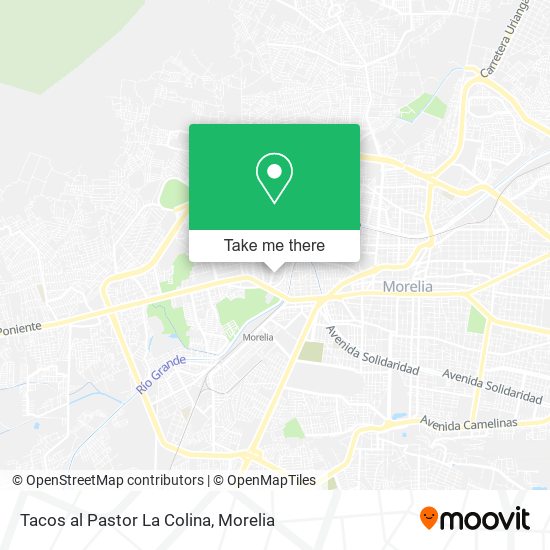 Mapa de Tacos al Pastor La Colina