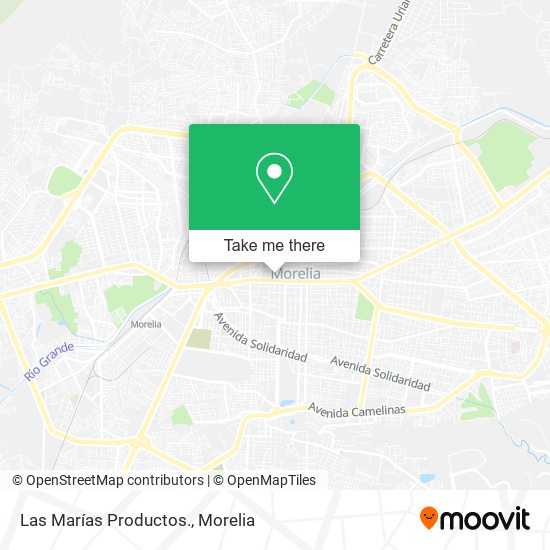 Las Marías Productos. map