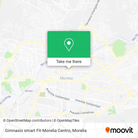 Gimnasio smart Fit-Morelia Centro map