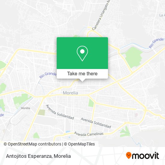 Mapa de Antojitos Esperanza