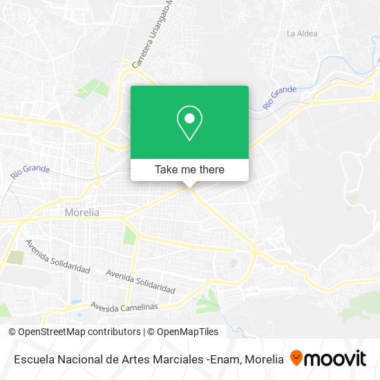 Escuela Nacional de Artes Marciales -Enam map