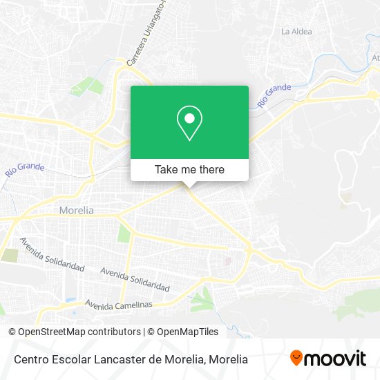 Centro Escolar Lancaster de Morelia map