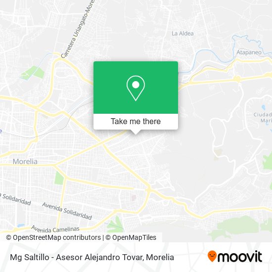 Mg Saltillo - Asesor Alejandro Tovar map