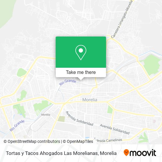 Tortas y Tacos Ahogados Las Morelianas map