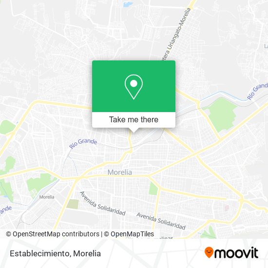 Mapa de Establecimiento