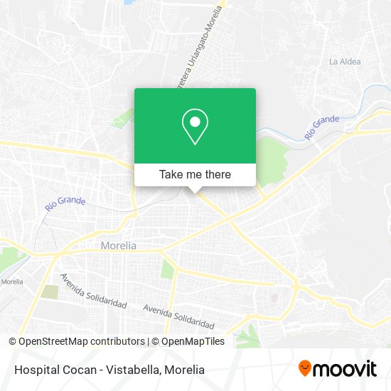 Mapa de Hospital Cocan - Vistabella