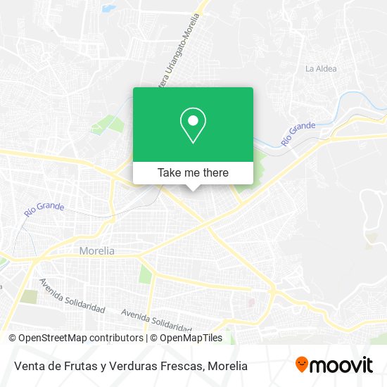 Venta de Frutas y Verduras Frescas map