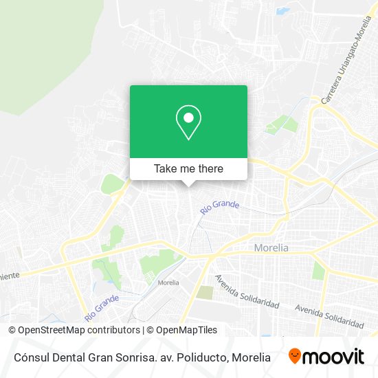 Mapa de Cónsul Dental Gran Sonrisa. av. Poliducto