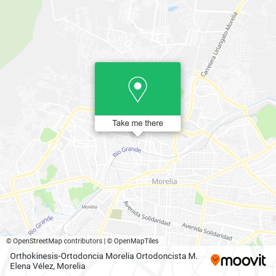 Mapa de Orthokinesis-Ortodoncia Morelia Ortodoncista M. Elena Vélez