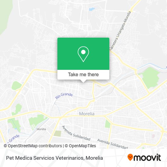 Pet Medica Servicios Veterinarios map