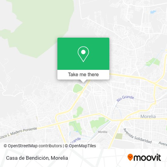 Mapa de Casa de Bendición