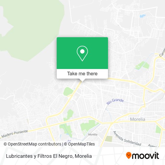 Lubricantes y Filtros El Negro map