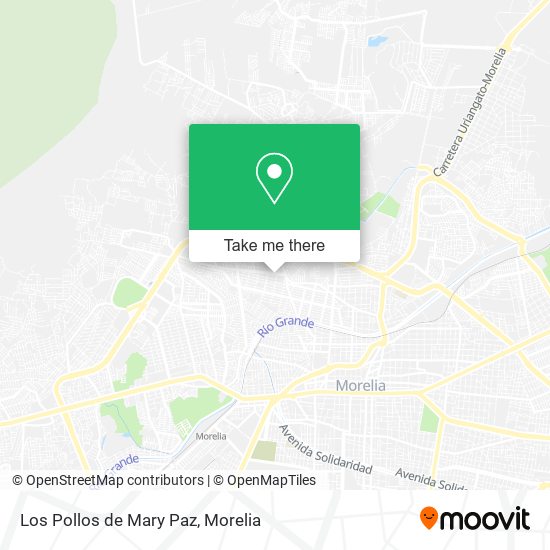 Los Pollos de Mary Paz map