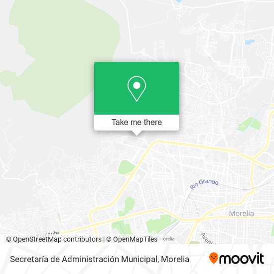 Secretaría de Administración Municipal map