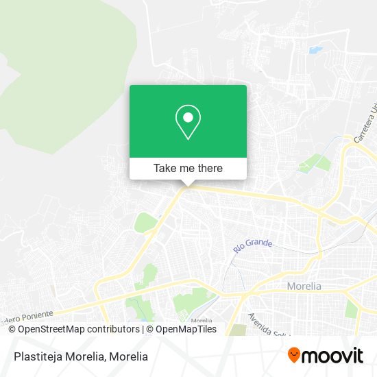 Mapa de Plastiteja Morelia
