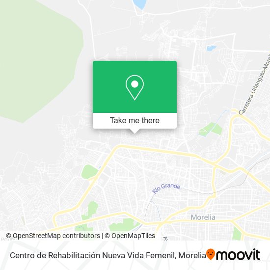 Centro de Rehabilitación Nueva Vida Femenil map