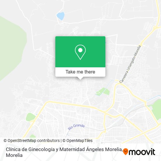 Mapa de Clínica de Ginecología y Maternidad Ángeles Morelia