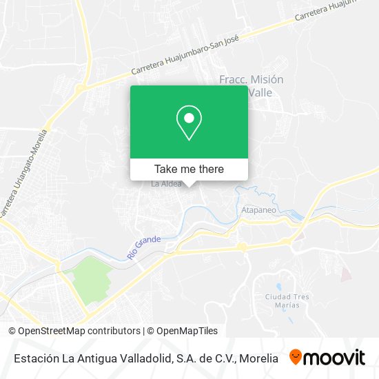 Estación La Antigua Valladolid, S.A. de C.V. map