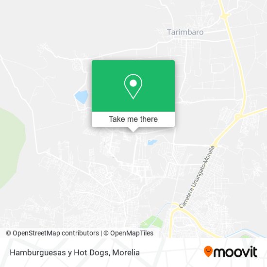 Mapa de Hamburguesas y Hot Dogs