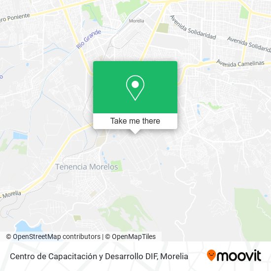 Centro de Capacitación y Desarrollo DIF map