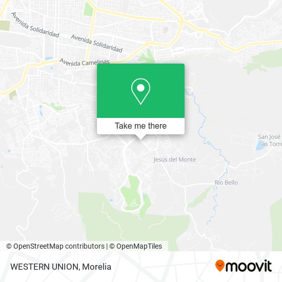 Mapa de WESTERN UNION