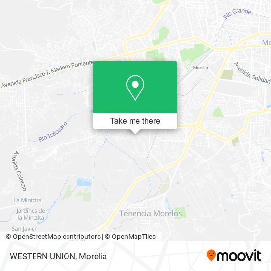 Mapa de WESTERN UNION