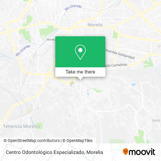 Mapa de Centro Odontológico Especializado