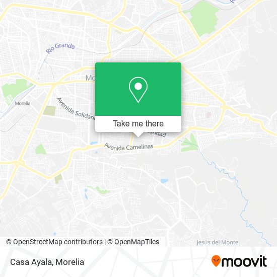 Mapa de Casa Ayala