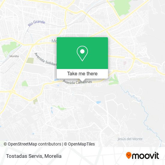 Tostadas Servis map