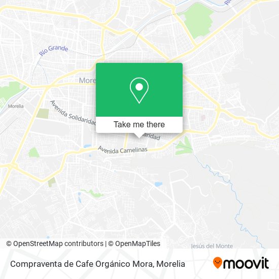 Compraventa de Cafe Orgánico Mora map