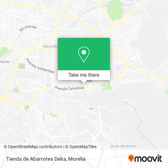 Tienda de Abarrotes Deka map