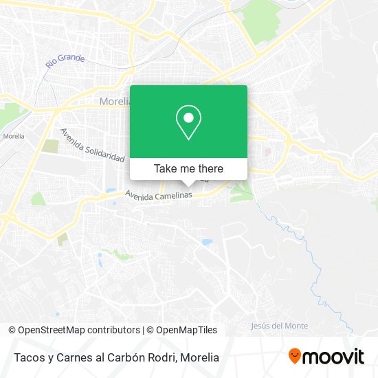 Mapa de Tacos y Carnes al Carbón Rodri