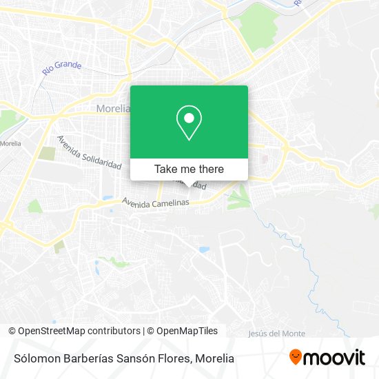 Mapa de Sólomon Barberías Sansón Flores