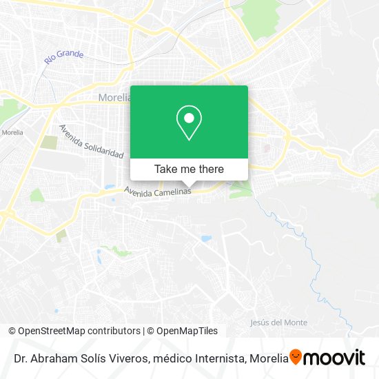 Mapa de Dr. Abraham Solís Viveros, médico Internista