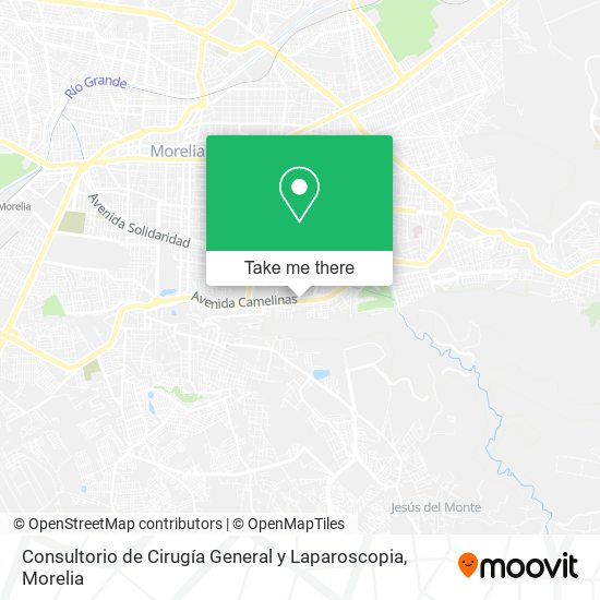 Consultorio de Cirugía General y Laparoscopia map
