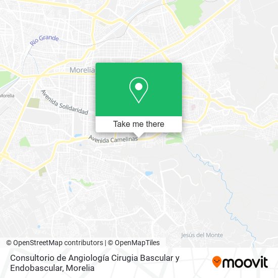 Consultorio de Angiología Cirugia Bascular y Endobascular map