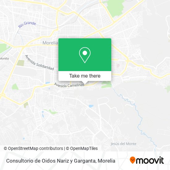 Consultorio de Oidos Nariz y Garganta map