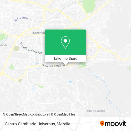 Centro Cambiario Universus map