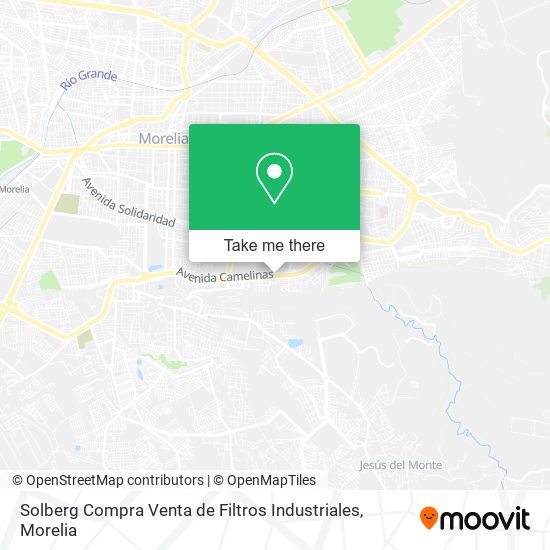 Mapa de Solberg Compra Venta de Filtros Industriales