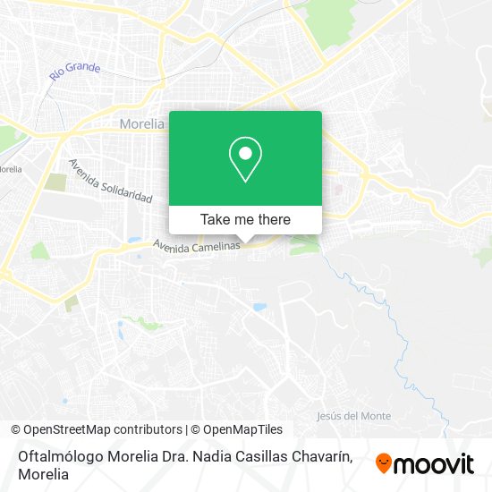 Oftalmólogo Morelia Dra. Nadia Casillas Chavarín map