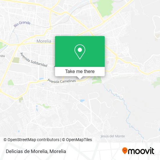 Mapa de Delicias de Morelia