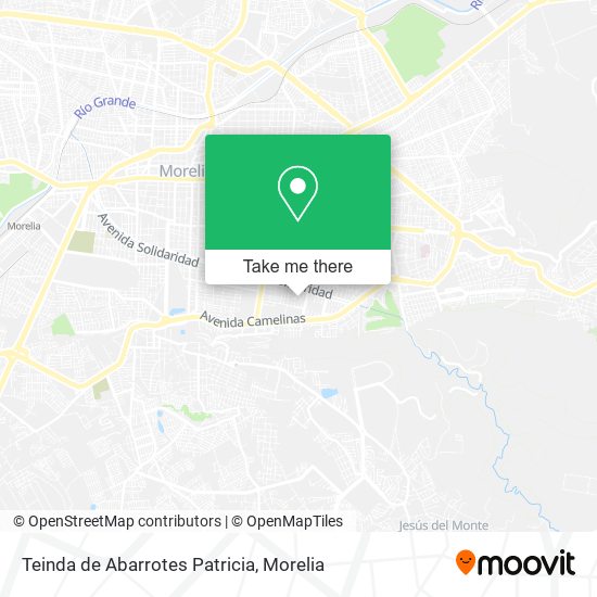 Teinda de Abarrotes Patricia map