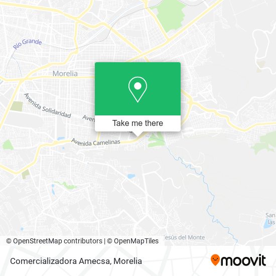 Comercializadora Amecsa map