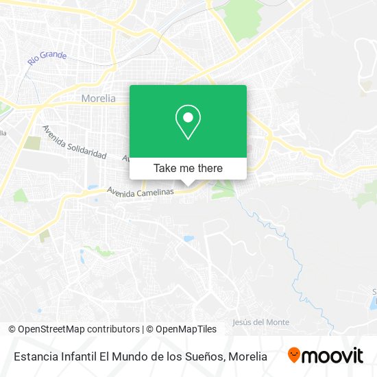 Estancia Infantil El Mundo de los Sueños map