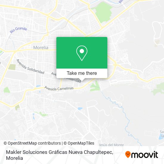 Mapa de Makler Soluciones Gráficas Nueva Chapultepec