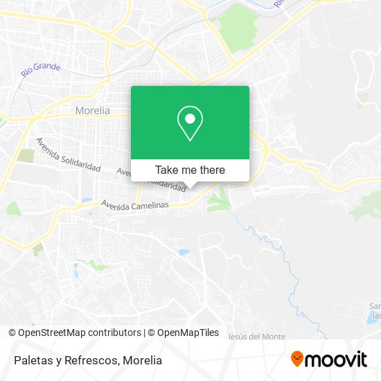 Mapa de Paletas y Refrescos