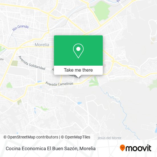 Mapa de Cocina Economica El Buen Sazón
