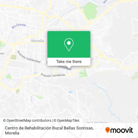 Mapa de Centro de Rehabilitación Bucal Bellas Sonrisas