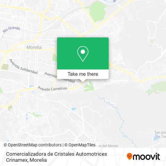 Comercializadora de Cristales Automotrices Crinamex map